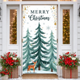 thumbnail image 4 of Festive Decoration Merry Christmas Banner Winter Wonderland Holiday Decor Colorful Design for Christmas Party Home Decoration Event Celebration, 4 of 9