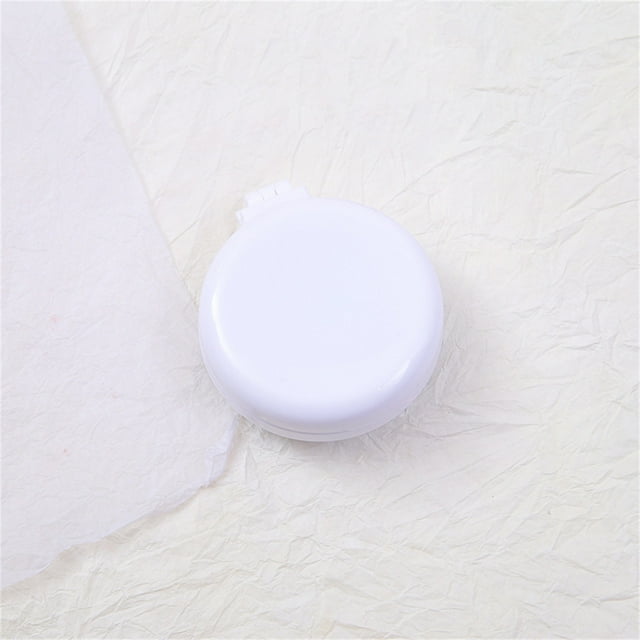 Xihbxyly Cepillo de Pelo Plegable, Elegante Cepillo Compacto Color Macarrón, Espejo de Viaje, Herramienta de Cuidado Capilar de Doble Función, Accesorio Esencial para Bolso, Regalo Perfecto para Muje