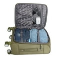 thumbnail image 5 of MADDEN NYC, Aesthetic Soft Side 28" Expandable Checked Luggage, Olive, 5 of 9