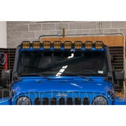 Diode Dynamics SS5 CrossLink Windshield Light Bar Kit Compatible with 2007-2017 Jeep Wrangler JK