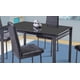 thumbnail image 3 of Comedor Troya 4 Sillas Tubular y Cubierta de Cristal MOBILKRAFT Modelo Troya Cristal Estilo Clasico Negro, 3 of 4