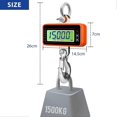 thumbnail image 3 of 1500Kg/3306Lbs Electronic Industrial Crane Ladder, Heavy Duty Hanging Fishing Ladder with Remote Control, Digital LCD Screen, 3 of 5