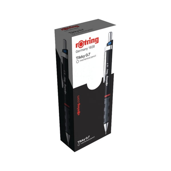 Rotring Tikky Mechanical Pencil, 0.7 mm, Black Barrel