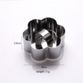 thumbnail image 5 of Stainless Steel 3D Cake Molds with Pusher Lifter Cooking Rings Set of 4,Baking Dish Bakeware Tools Cupcake Mold Mousse, 5 of 5
