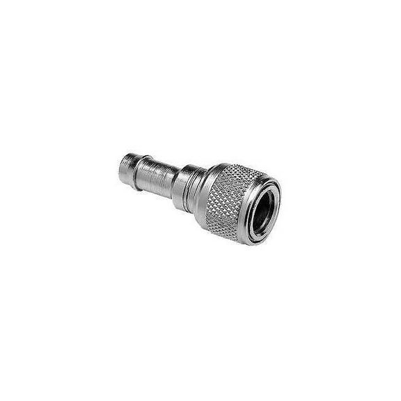 Seachoice Deluxe Fuel Connector for Chrysler/Force, Chrome Plated Brass, Female Hose Fitting 3/8" Barb
