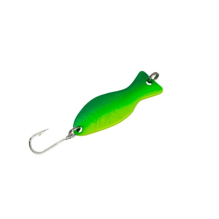 AL s Goldfish Glow-in-The-Dark Ice Fishing Jig / Spoon with Single J Hook and