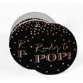 thumbnail image 2 of Inkdotpot Pack Of 50 Real Rose Gold Foil Paper Tags Ready To Pop Baby Shower Favor Hang Tags, 2 of 7