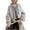 Gray, variant on VEKDONE Womens Full Zip Up Cropped Jacket Y2k Sweatshirts Hoodie Jackets Fall Long Sleeve Drawstring Hooded Pullover Fashion Coats with Pockets