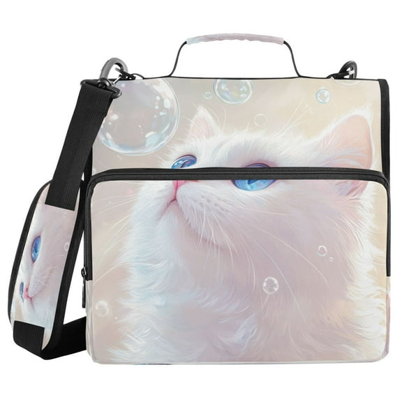 YAZAOO Zipper Binder trapper keeper Documents Organized Design Whimsical Wonder Printed
