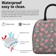 thumbnail image 3 of Womens Pioneer Flower Floral Print Pattern Lunch Box for Work,Insulated Lunch Bag for Women,Loncheras Para Mujer,Leakproof Adult Lunch Bag for Work,Beach,Travel,Picnic,Camping, 3 of 6