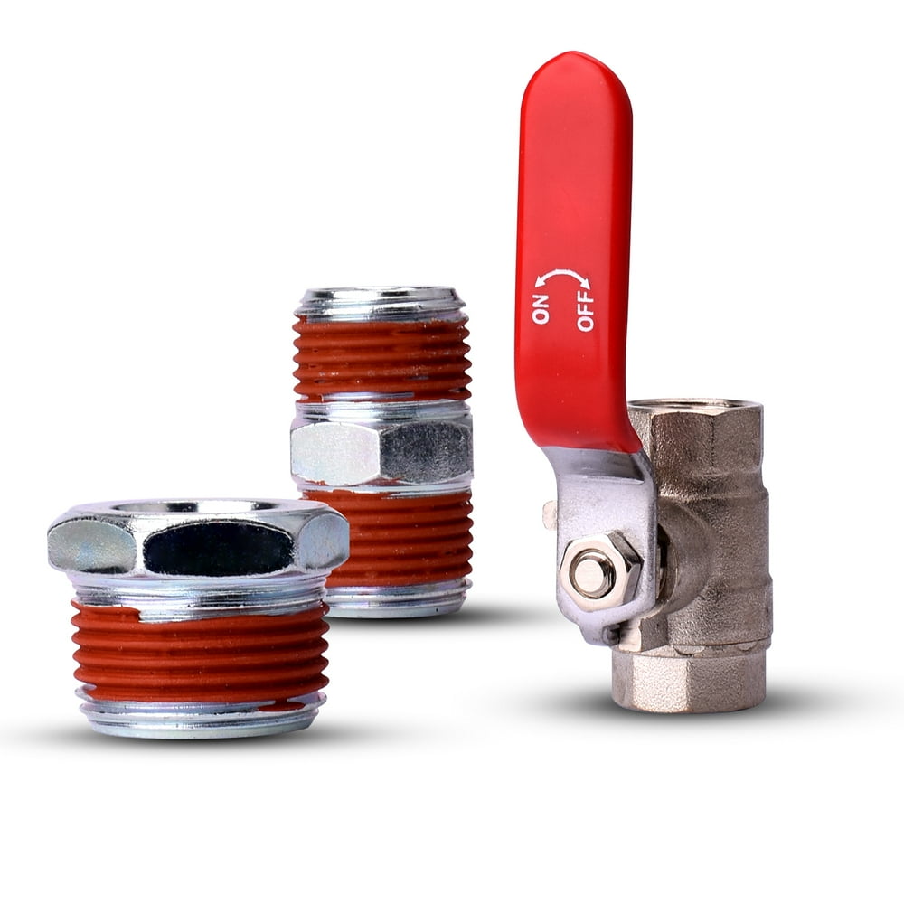 WYNNsky 3/8" Air Compressor ShutOff Kit 3 Piece Kit Include a Steel