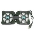 thumbnail image 2 of SUSUchens 14inch Foldable Portable USB 2 Fan Laptop Notebook Radiator Heatsink Cooling Pad, 2 of 6