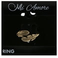 thumbnail image 2 of Mi Amore Feather Sized-Ring Gold-Tone Size 8.00, 2 of 2