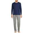thumbnail image 2 of Isotoner Men's Thermal Top and Micro Fleece Pant Sleep Set, Sizes S-2XL, 2 of 5