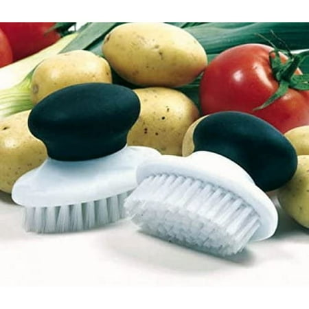 

Grip-EZ Scrub Brush - 3 Inch Vegetable Brush - Non-Slip Grip (2-Pack)