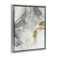 thumbnail image 4 of Stupell Industries Marbled Grey & Glam Abstract Painting Gray Floater Framed Canvas Art Print Wall Art, 17 x 21, 4 of 10