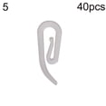 thumbnail image 5 of NUZYZ 40Pcs Window Curtain Rod Slide Rail Track Glider Drape Pole Runner Loop Hook, 5 of 7