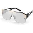 thumbnail image 1 of Gafas de sol cuadradas con parte superior plana y protección de una pieza sin marco, 1 of 4