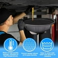 thumbnail image 2 of 2PCS Oil Drain Splash Pad No Splatter Pad Round Pad Oil Changing Car Tool S6A2, 2 of 7