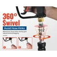 thumbnail image 4 of 3/8" Pressure Washer Hose 50FT with Stainless Steel Quick Connector, 5000PSI Rubber Power Washer Replacement Hose, Steel Wire Braided, Compatible with Simpson, Craftsman, Champion, 4 of 6