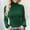 Green, variant on Womens Thermal Tops Long Sleeve turtle neck T Shirt Womens Undershirts Fitted Tops Fall Clothes Cute Tops