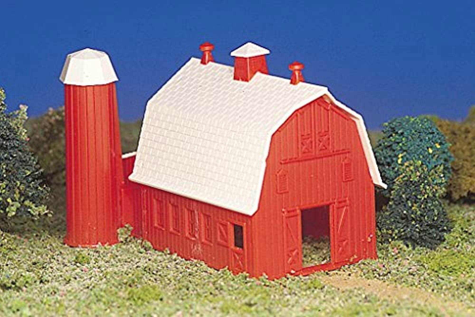 Bachmann Plasticville USA O Scale Building Kit - Loading Platform & Crossing Shanty | Unpainted, Molded In Color