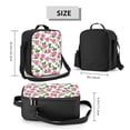 thumbnail image 2 of Lsque Rose Flowers Lunch Bag Lunch Box for Women Men Reusable Insulated Lunch Tote Bag,Leakproof Thermal Cooler Sack Food Handbags Case High Capacity, 2 of 9