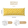 thumbnail image 3 of Balery Cool Duck With Yellow Strip Funda Protectora para Almohada Corporal de Algodón Hipoalergénico con Cierre(55 x 21 pulgadas), Almohadas No Incluidas, 3 of 6