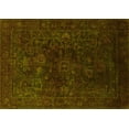 thumbnail image 1 of Ahgly Company Indoor Rectangle Persian Yellow Bohemian Area Rugs, 7' x 10', 1 of 4