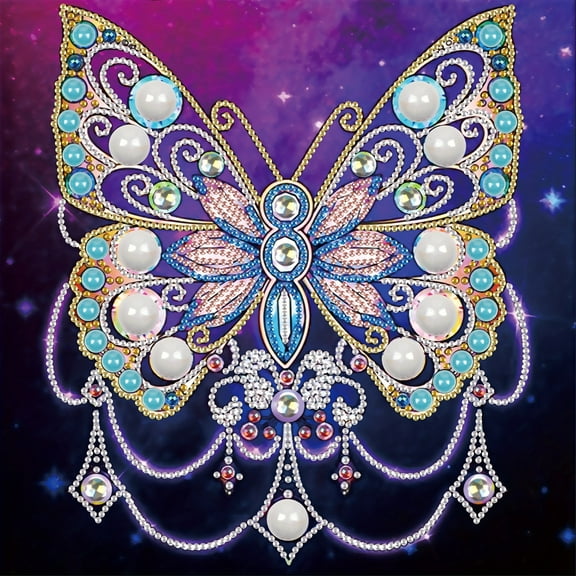 Free Butterfly Diamond Art Painting Kit