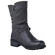 thumbnail image 2 of Women Wide Mid Calf Zipper Buckle Biker Boots ShoesTag 41, 2 of 4