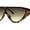 Tortoise Gold Brown, variant on Womens Flat Top Shield Cat Eye Rectangle Squared Cat Eye Sunglasses Black Gold Black