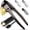 Premium Dark Gray, variant on No brand Large Premium Garlic Press Set - Bigger Bowl for Bigger Garlic - Rust Proof Garlic Mincer Tool - Easy-Squeeze, Easy-Clean Silicone Garlic Peeler & Brush (Dark Gray)