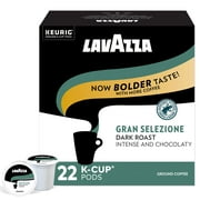 Lavazza Gran Selezione Single-Serve Coffee K-Cups for Keurig Brewer - 22 Count, 100% Arabica, Rainforest Alliance Certified 100% sustainably grown, Value Pack