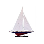 Endeavour Limited 35" - Wood Model Boat - Wood Sailboat Model - Sailboat Model - Yacht Model - Model Sailboat - Not a Model Ship Kit