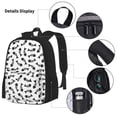 thumbnail image 3 of Easygdp Fish Bone Mochila para Niños y Niñas con Set de Caja de Almuerzo y Estuche para Lápices 3 en 1, Mochila Escolar Estampada para Adolescentes, 3 of 7