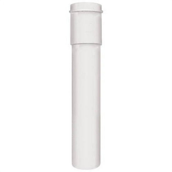 Plumb Pak PVC Extension Tube - Durable, Solvent Weld - 1.5 in x 12 in, White