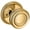 Lifetime Polished Brass, variant on Baldwin 5066.Priv 5066 Privacy Door Knob Set - Chrome