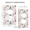 thumbnail image 3 of Balery Paris for Duplex Wall Plates Kit, Electrical Outlet Covers, Standard Size 1-Gang 5.0" x3.0", Electric Receptacle Plug Covers-Style S, 3 of 6