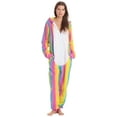 thumbnail image 3 of Just Love Comfortable and Cute Adult Animal Onesie Pajamas - Perfect for Lounging and Sleepwear (Unicorn Rainbow Womens, XX-Large), 3 of 5