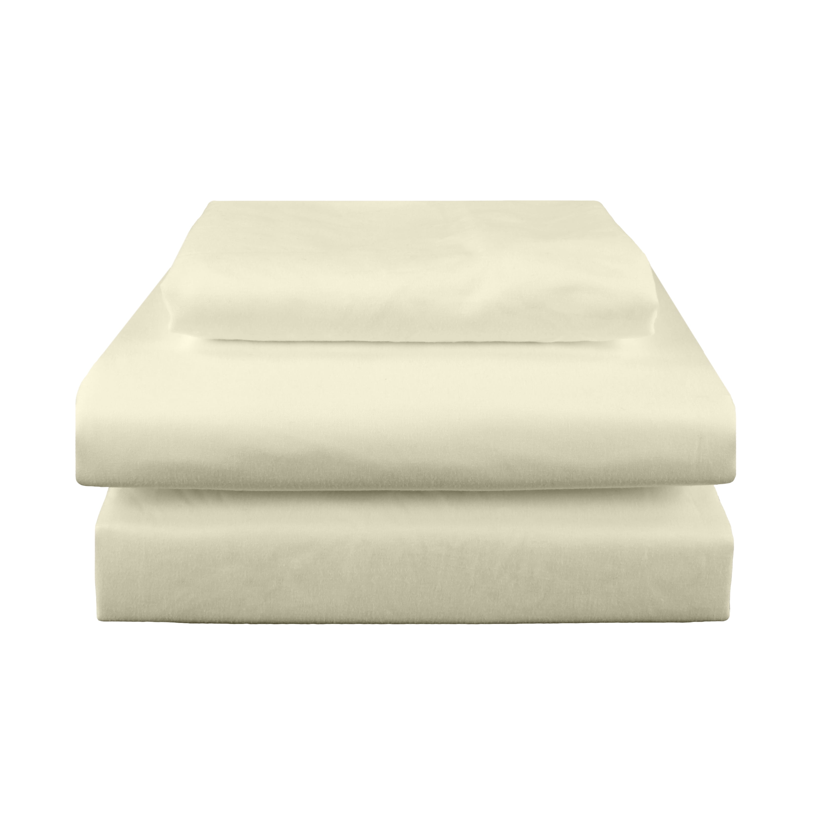 Everything Comfy Soft Brushed Microfiber Sheet Set, Twin, Antique White