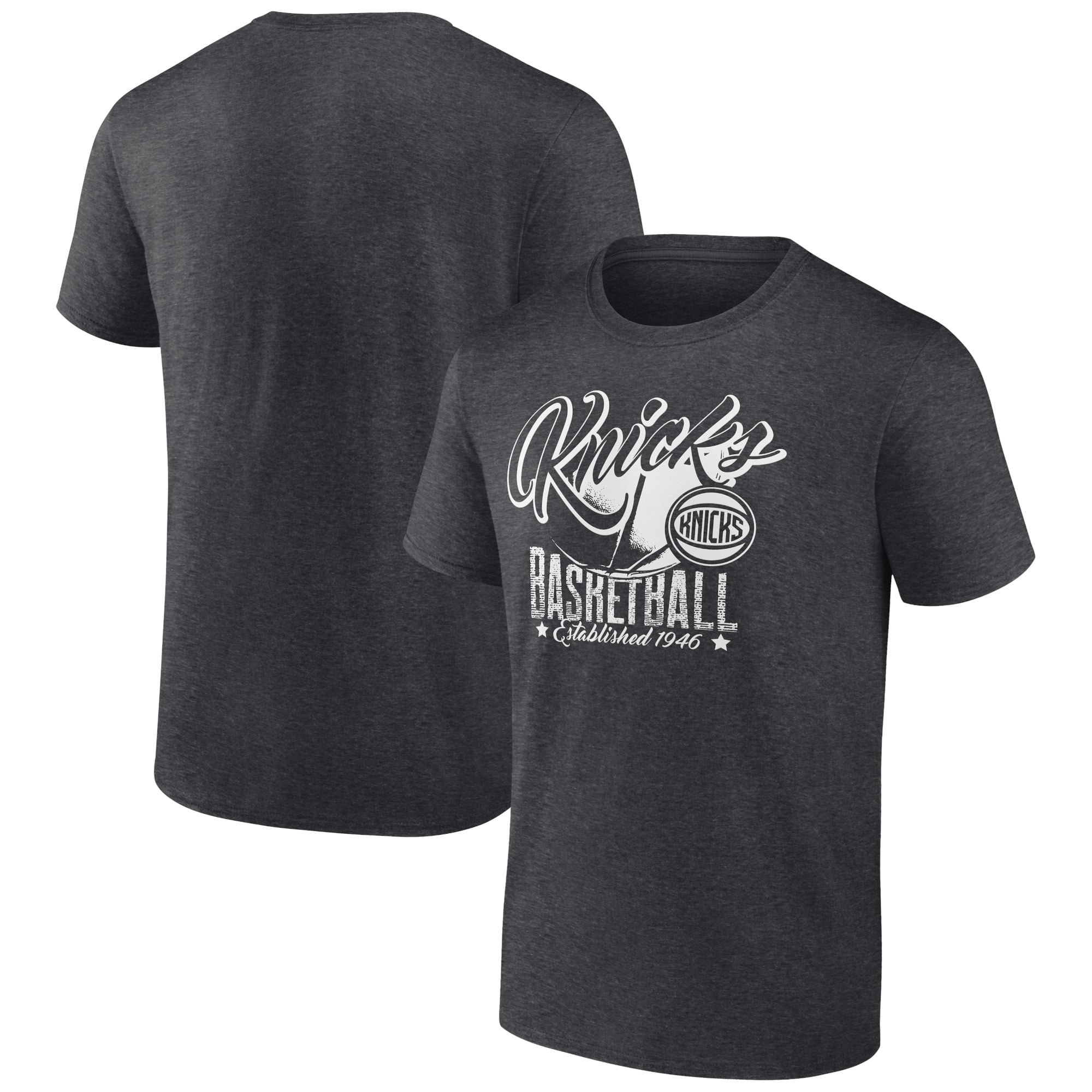 Men's Charcoal New York Knicks Winner T-Shirt
