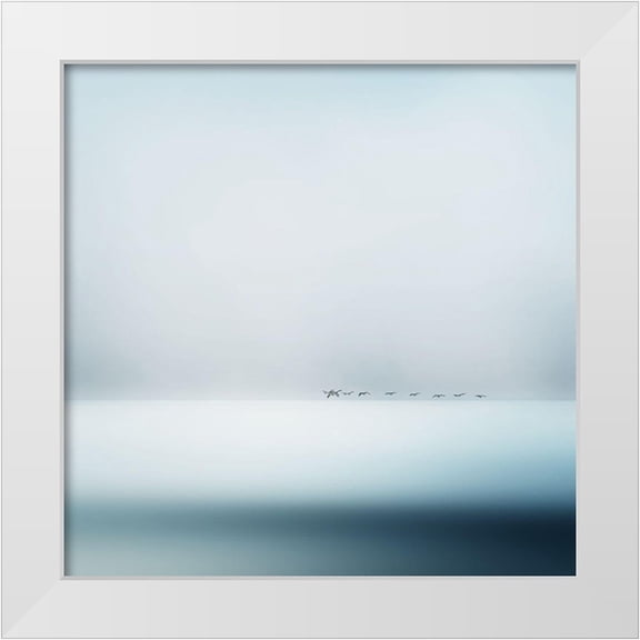 Flour, Piet 12x12 White Modern Wood Framed Museum Art Print Titled - wild geese