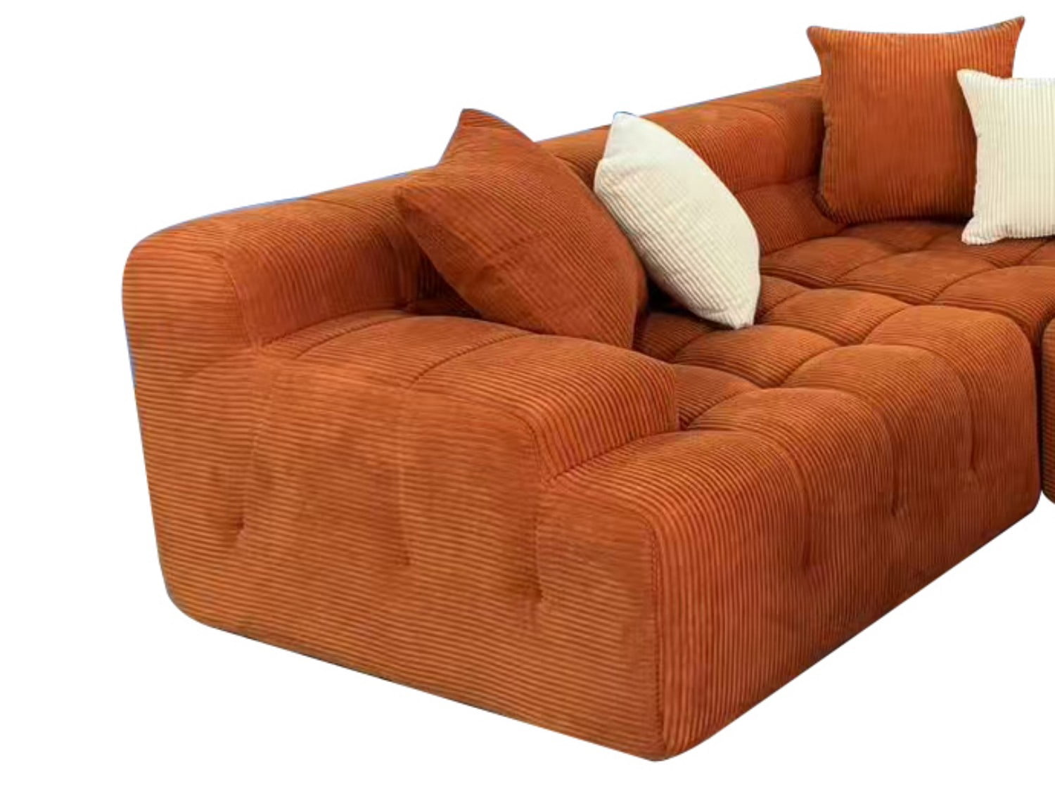 Gewnee Luxury Oversize L-Shape Sectional Couch with Chaise,Modern Modular Sofa with Deep Seat For Living Room