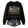 thumbnail image 6 of Womens Tops Fall Sales Witch Graphic Print Lightweight Pullover Halloween Sweatshirt for Women, 6 of 6