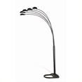 thumbnail image 1 of Coaster Contemporary Metal 5-Light Overhead Floor Lamp in Black, 1 of 1