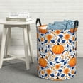 thumbnail image 6 of Gaeub Blue Orange Pumpkin fall Dirty Clothes Storage Basket, Toy Storage Bin for Storing Clothing, Diapers, Toys-Small, 6 of 6