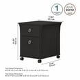 thumbnail image 6 of Urbanpro 2 Drawer Mobile File Cabinet in Vintage Black - Engineered Wood, 6 of 7
