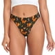 thumbnail image 1 of Fotbe Festive Squirrels Dark Forest Tanga Sin Costuras para Mujer con Estampado – Panties Invisibles, Transpirables y Cómodos para Uso Diario-Large, 1 of 6