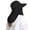 Black, variant on Nylon Sun Hats for Women and Men UPF 50+ Sun Protection and Neck Flap,Bucket Hat for Men and Women